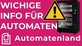 Kennzeichnungspflicht Inhaltsstoffe am Automaten ? Onkel Kramer Academy