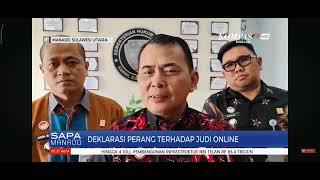 Berantas Judi Online, Jajaran Kanwil Kemenkumham Sulut Deklarasikan Tolak dan Perangi Judi Online