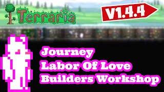 Terraria 1.4.4 Builders Workshop Journey Mode (All Items Map) #terraria