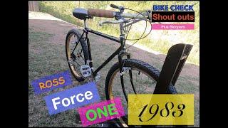 ROSS Force1 1983 Retro Bike check . Plus Shout outs and bloopers.