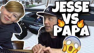 CAR CRUSHER: PAPA VS JESSE | Jesse de Bakker