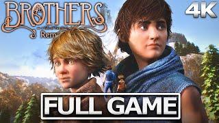 BROTHERS: A TALE OF TWO SONS Full Gameplay Walkthrough / No Commentary【FULL GAME】4K Ultra HD