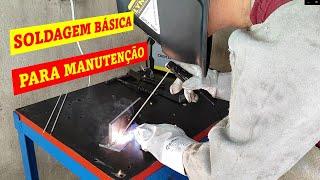 Como fazer soldagem básica de manutenção    #mundodamecanicaindustrial