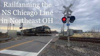 Railfanning the NS Chicago Line 11/5/22, UP 3000, NS 28B meets NS 269 and more!!