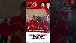 Wakil Walikota Surabaya, Ir. Armuji, Ikuti Rakernas PDI Perjuangan ke-5