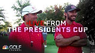 Max Homa holding Kevin Kisner to 'tarps off' promise | Live From the Presidents Cup | Golf Channel