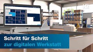 Digitalisierung in der Werkstatt: Schritt für Schritt mit Apps und Assistenten von HOMAG