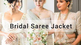 Bridal Saree Jacket Designs || Bridal Saree Blouse Designs || Wedding Saree Jacket ||@AshiFashion