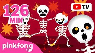 [ NEW] Chumbala Cachumbala Dance + More | BEST Halloween Songs | 2 Hours for TV | Pinkfong Official