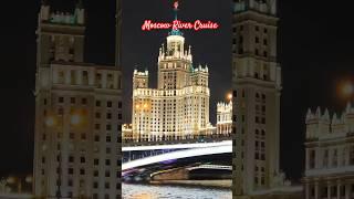 Evening City view of Moscow From River Cruise| Moscow River Cruise|Kolkata To Russia|Night in Moscow