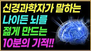 늙지 않는 뇌를 만드는 충격적인 비밀! / 10분만에 뇌를 바꾸는 10가지 방법 / 새로운 뇌세포 만드는 법 / 책읽어주는여자 / 오디오북 / 치매예방 / 두뇌건강비법 / 인생조언