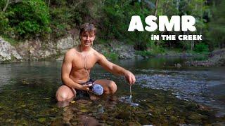 more ASMR in the Creek  *water tapping