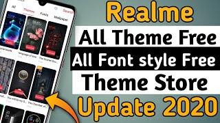 Realme themes store Hack trick || All Theme Free || All Font style free || how to update theme store