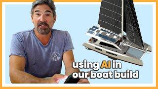 We Challenged AI to help design our Keel Cooler  (Building Our Own Aluminum Catamaran From Scratch)