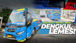 NGAMUKK ! BEGINI AKSI BUS YANG VIRAL, SALIP 5 BUS DEPAN !! Trip Jaya Utama "Naura" Semarang-Surabaya