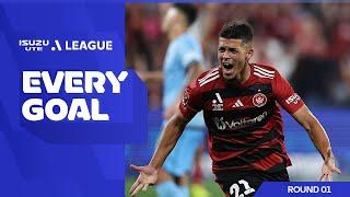 ALL GOALS | Round 01 | Isuzu UTE A-League 2024-25