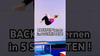 BACKFLIP TUTORIAL in 5 SCHRITTEN!  #tutorial #rückwärtssalto #turnen #backflip