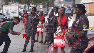 SOCIAL EXPERIMENT IN THE STREET OF GHANA - YOU WONT BELIEVE THE POLICE  ACTUAL DID THIS 