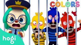 [NEW]  Learn Colors with Police Car and Thief｜Colors for Kids｜Hogi Colors｜Hogi Pinkfong