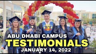 Highlights and Testimonial of Filipino Institute - ABU DHABI Campus