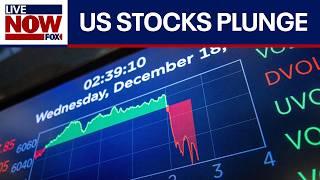 Stock market plunges after Fed announcement | LiveNOW from FOX