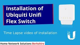 Ubiquiti Unifi Flex Switch Installation - Powering 3 x Unifi Lite 6 Access Points