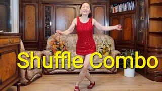 Tutorial shuffle dance combo by Jenny 64yrs