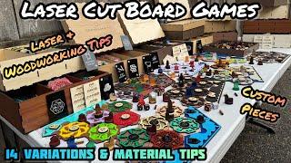 Laser Cut Board Games: Settlers of Catan / Hex Game, Material Options, Laser/Woodwork Tips & Tricks