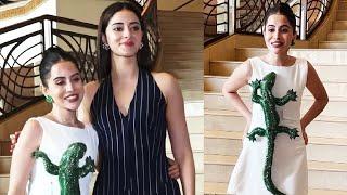 Urfi Javed's In New Chipkali Dress Spotted With Ananya Pandey 