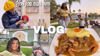 VLOG: Yon jou nan vim ak twa timoun nan yon kay hmmm li pa dous nonantouka / mwen fè tonmtonm