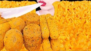 ASMR MUKBANG｜CHEESY CARBO FIRE NOODLE, CHEESE BALL, CHEESE STICK, CORN DOG, MENBOSHA 치즈 까르보불닭 뿌링클 먹방