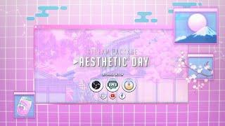 Twitch Overlay Pack |  Aesthetic Day | Animated | 2021 ⭐