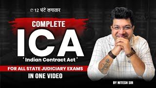 Indian Contract ACT 1872 full lecture  | Complete Law and Judiciary Preparation | ALEC Judiciary