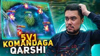 BIR O'ZIM KOMANDAGA QARSHI | MOBILE LEGENDS