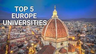 TO5 5 UNIVERSITIES IN EUROPE || BEST UNIVERSITY || 2023