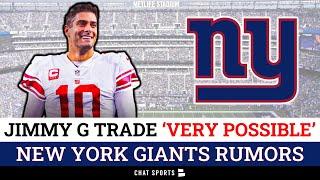 Jimmy Garoppolo Trade To NY Giants “VERY POSSIBLE” Per NFL Insider | New York Giants Rumors