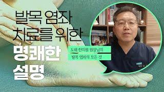 (발목염좌) 발목을 삐었을때 어떻게하면 좋을까요?