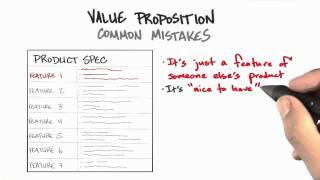 Common Mistakes With Value Proposition - How to Build a Startup