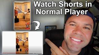 How To Watch Shorts as Normal Videos | How To Rewind YouTube Shorts