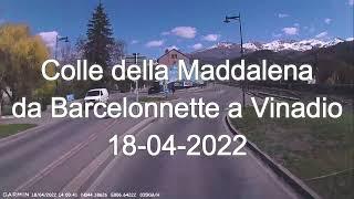 Colle della Maddalena da Barcelonnette a Vinadio 18-04-2022