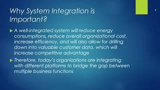 Systems Integration