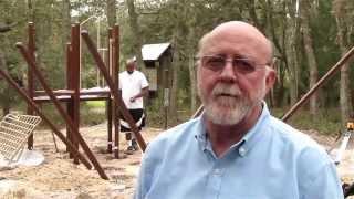 Playground takes shape at Grey Preserve