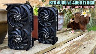 RTX 4060 vs RTX 4060 Ti 8GB in 2024 - Is The "Ti" Worth The Extra?