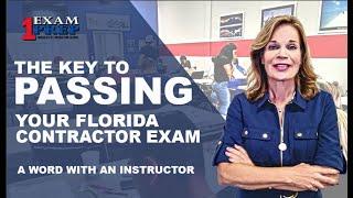 Key to Passing Your Florida Contractor Exam