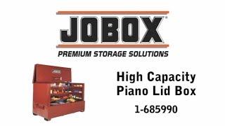 Crescent JOBOX  - High Capacity Piano Lid Box - [1-685990]