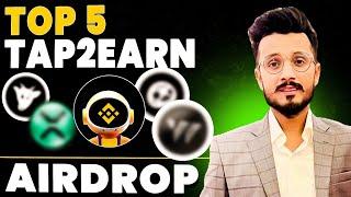 Top 5 Tap to earn Next DOGS  || MoonBix Mining || New telegram mining app