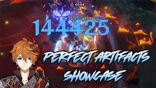 Childe Is Back! Finally Done Farming The Perfect Artifacts ! | 144k+ AA's Showcase | Genshin Impact