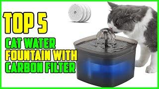 TOP 5: Best Cat Water Fountain with Carbon Filter 2022