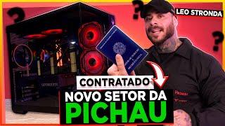 LEO STRONDA INVADIU A PICHAU TOUR 2024! Montamos um PC GAMER Monstro (F Processador)