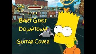 Bart Goes Downtown (The Simpsons: Hit & Run) - Guitar Cover